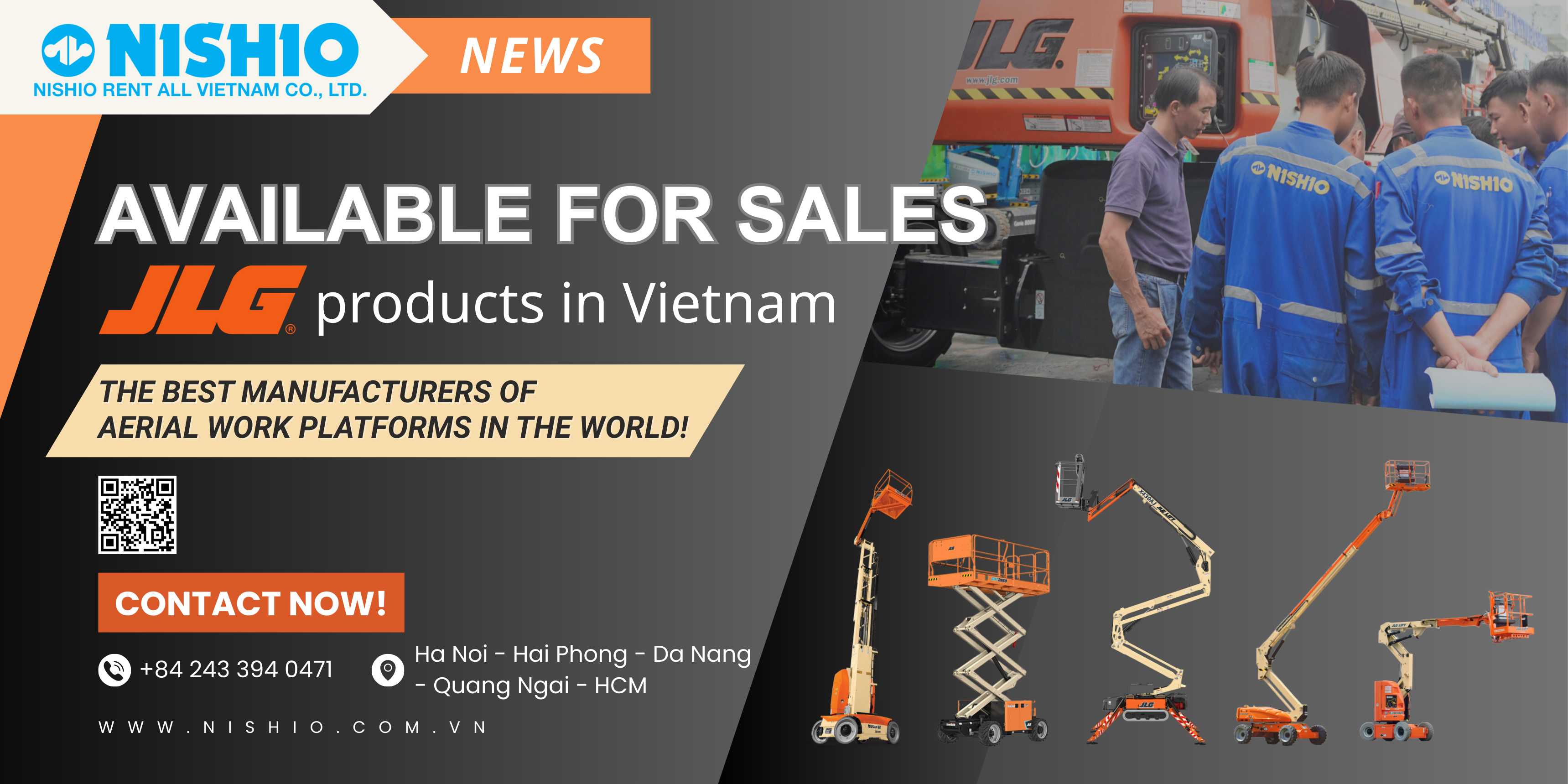Distributor of JLG products in Vietnam