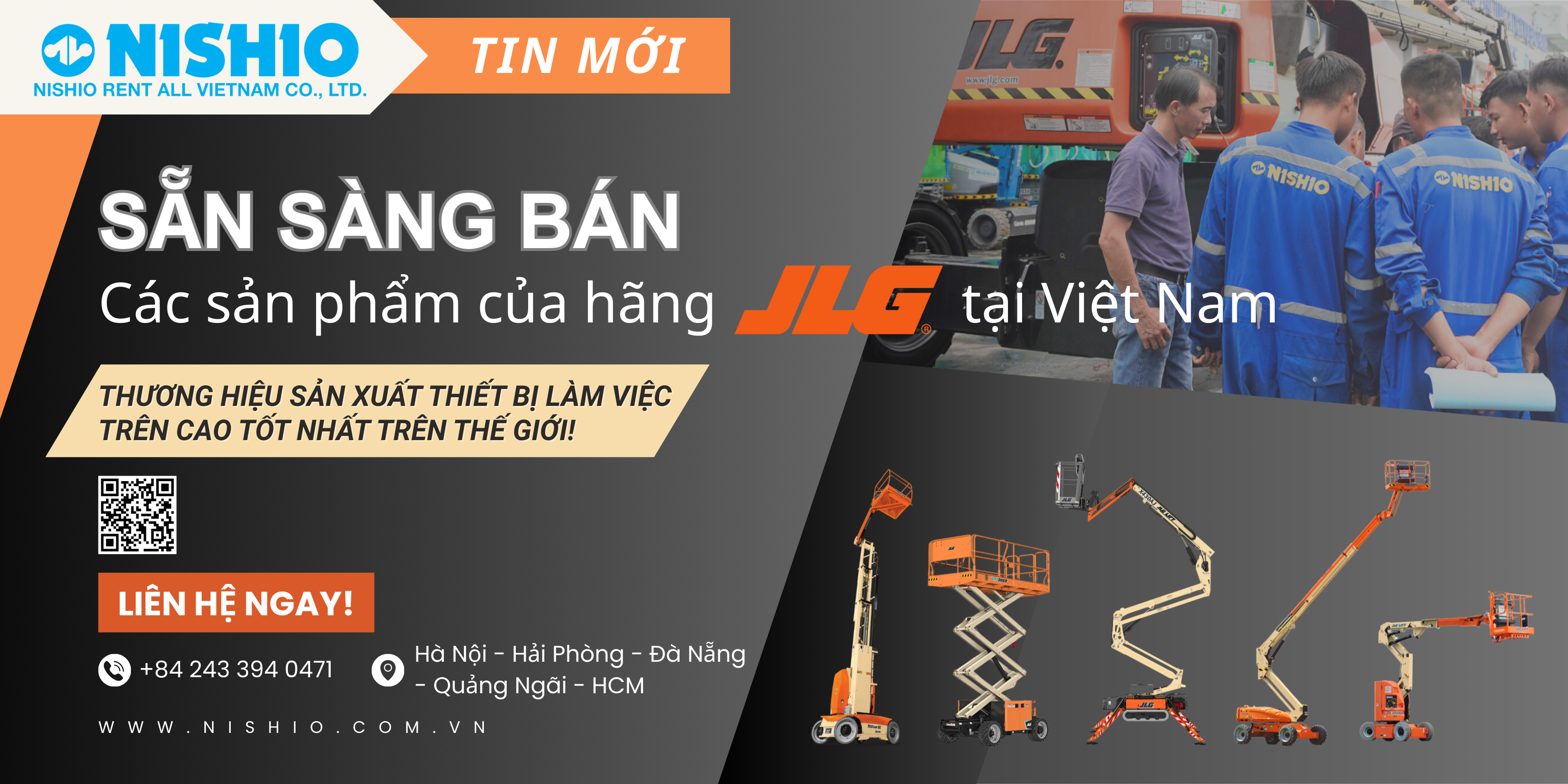 Nhà phân phối các sản phẩm của hãng JLG tại Việt Nam