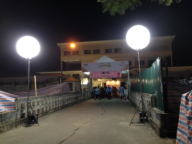Nishio Balloon Light appeared at 2013 Hanoi Japanese Festival!