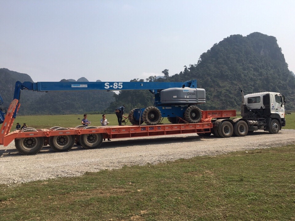 Nishio's Boomlift moves to Quang Binh for King Kong- Skull Island