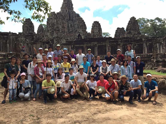 Du lịch Combodia 2016 - Khám phá đền Angkor Wat cùng các thành viên Nishio