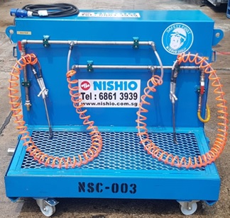 Máy rửa giày di động