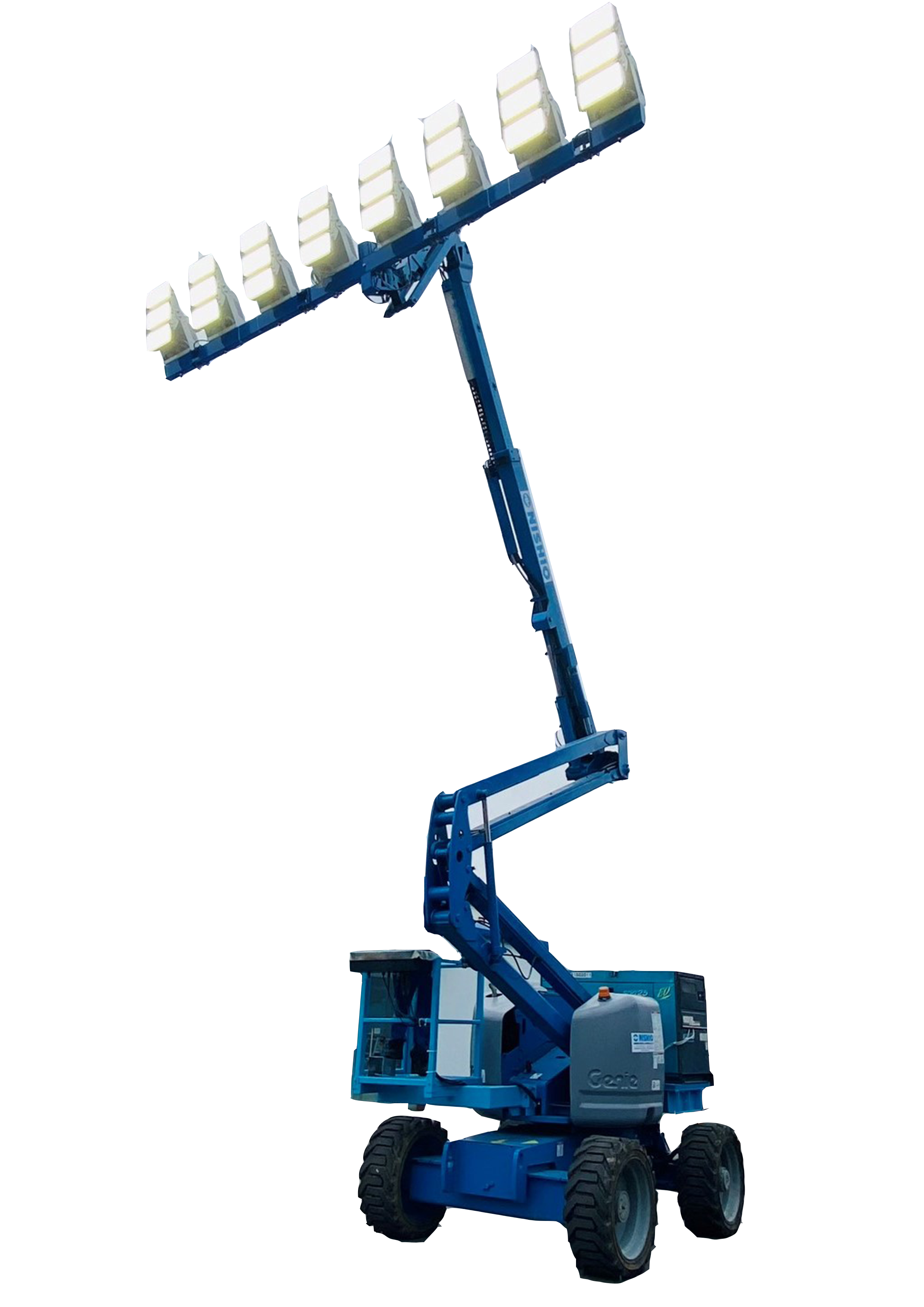 Tháp Đèn Chiếu Sáng LED Tự Hành Công Suất Lớn (Động Cơ Dầu)