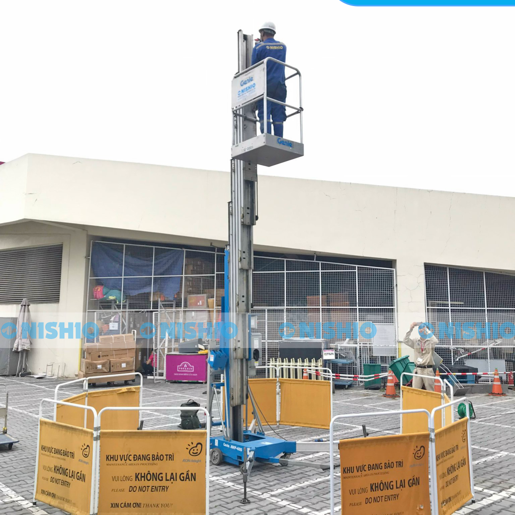 Xe Nâng Người Cá Nhân hãng Genie (1 người - nâng thẳng)