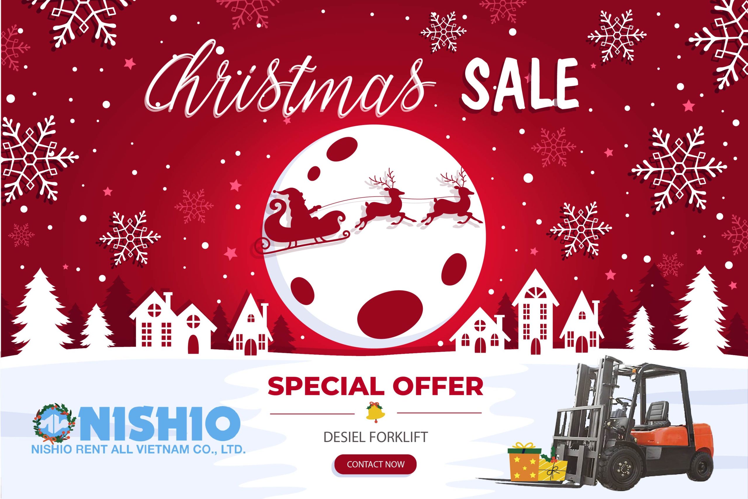 CHRISTMAS PROMOTION for DIESEL FORKLIFT!