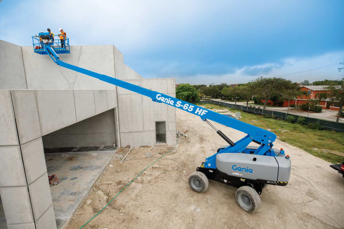 Xe Nâng Người Boom Lift Cần Thẳng 21.86m S-65 HF