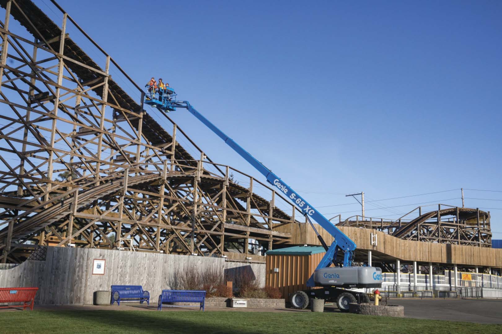 Xe Nâng Người Boom Lift Cần Thẳng 21.81m S-65 XC