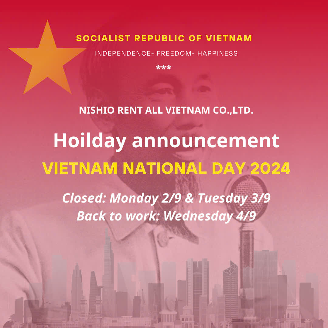 THÔNG BÁO: LỊCH NGHỈ LỄ QUỐC KHÁNH 2/9/2024