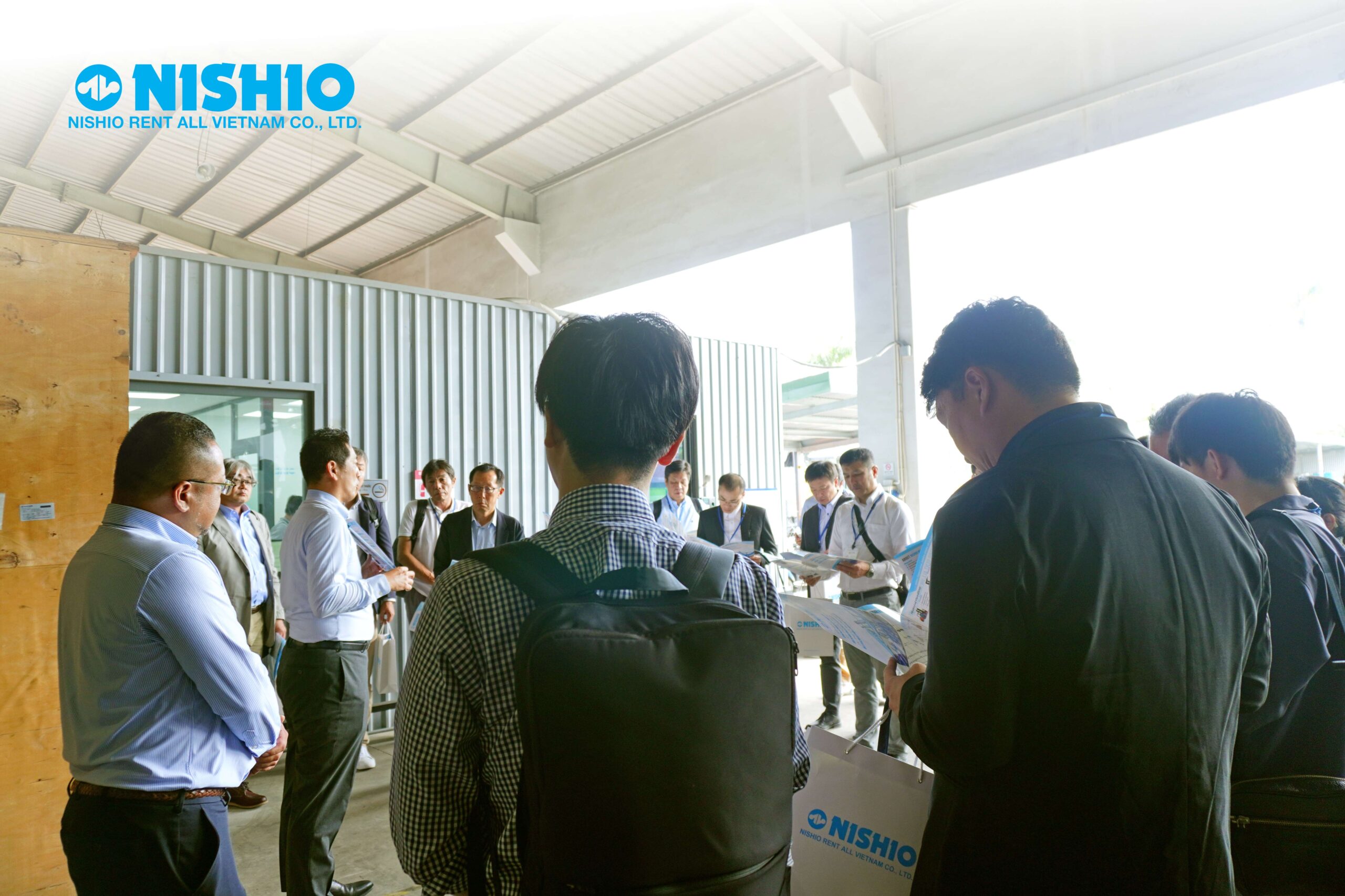 Đoàn khảo sát công ty xây dựng do Bộ Đất Đai Nhật Bản tổ chức đến thăm chi nhánh NISHIO Hồ Chí Minh