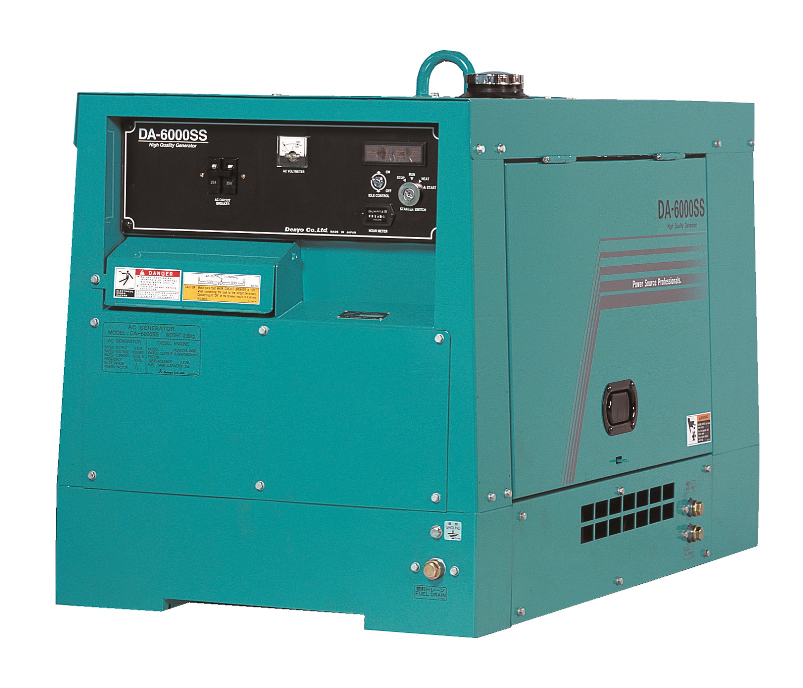 Máy Phát Điện 1 Pha 6kVA DA-6000SS