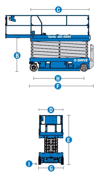 Scissor Lift 13.94m<br>GS-4046 E-Drive