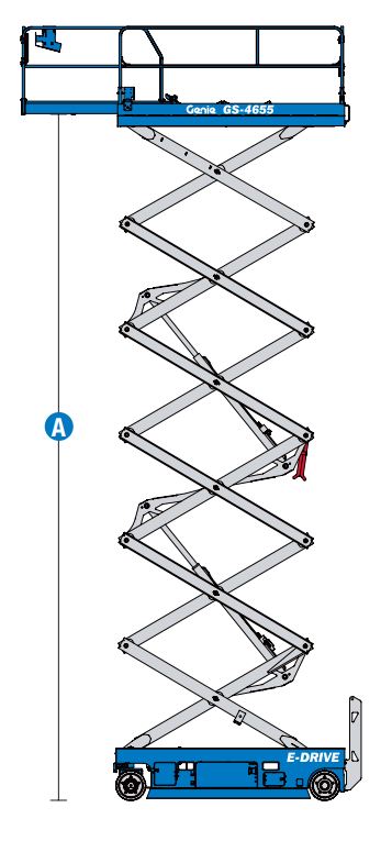 Xe Nâng Người Cắt Kéo 15.95m GS-4655 E-Drive