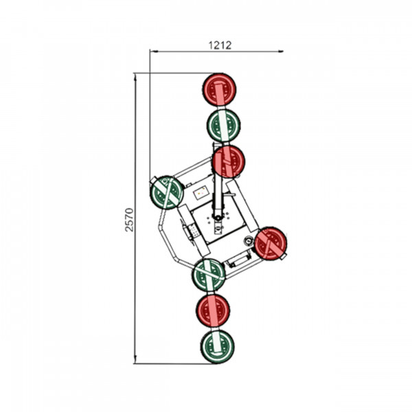 Máy Hít Kính Chân Không UPG600 (600kg)