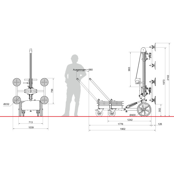 Glassworker UPT250 (250kg)