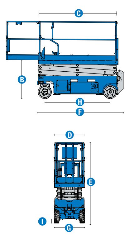 Scissor Lift 9.96m<br>GS-2646 E-Drive