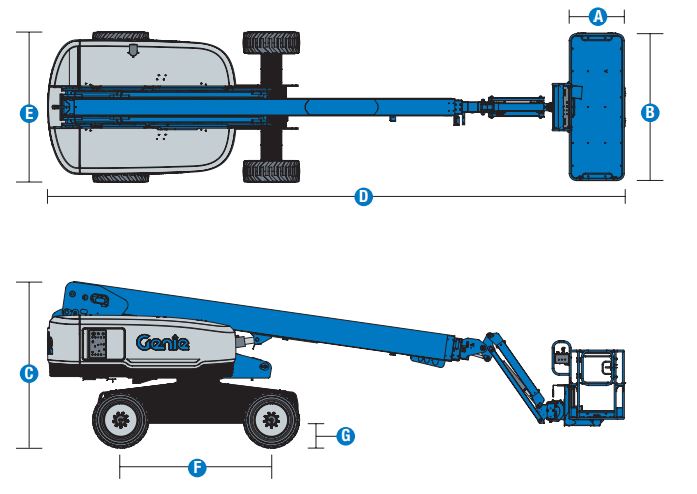 Telescopic Boom Lift 21.86m S-65 HF