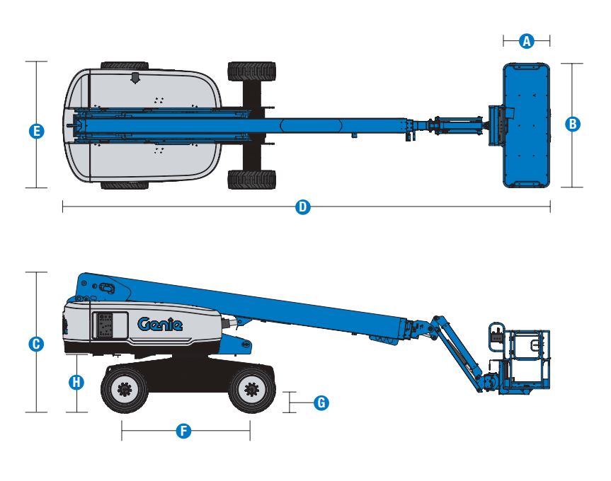 Telescopic Boom Lift 21.86m S-65 TraX