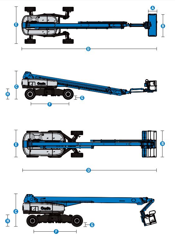 Telescopic Boom Lift 40.10m SX-125 XC