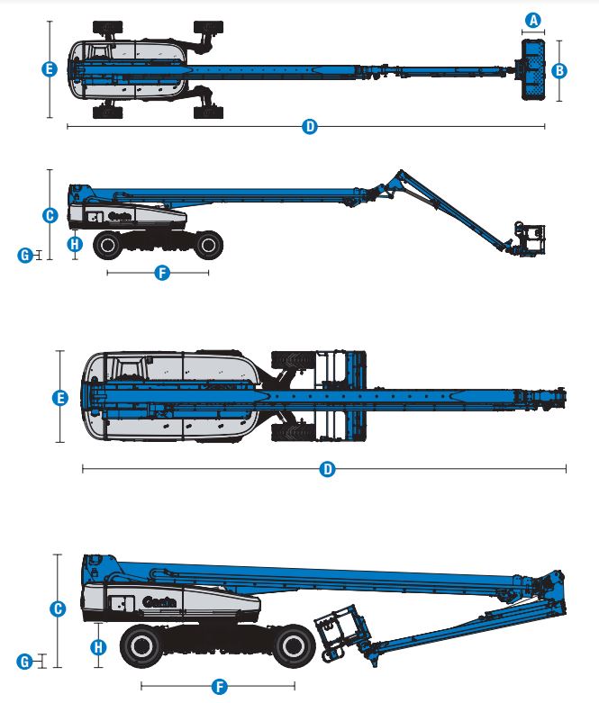 Telescopic Boom Lift 43.15m SX-135 XC