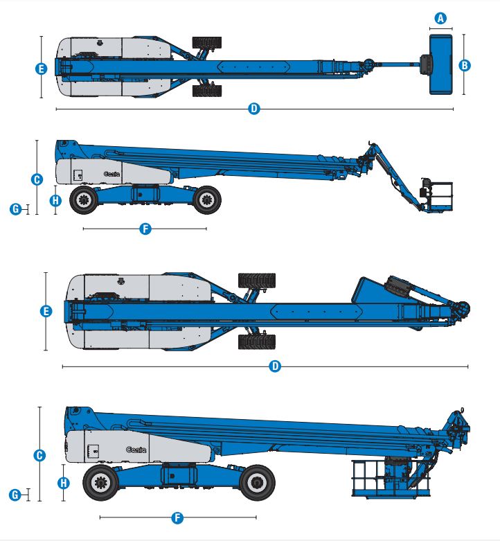 Telescopic Boom Lift 56.86m SX-180