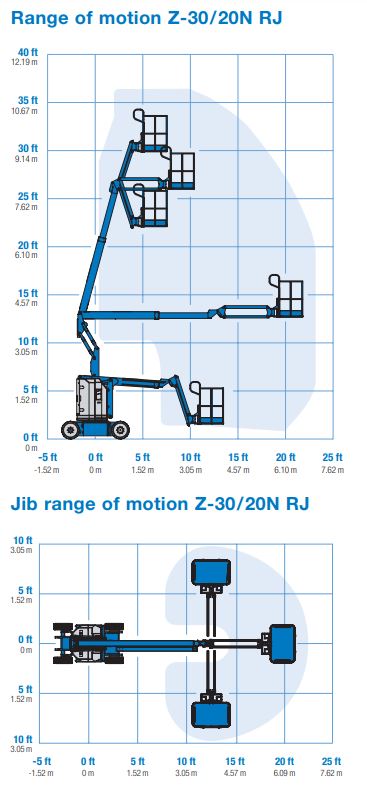 Articulating Boom Lift 10.89m Z-30/20N RJ