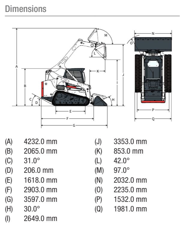 Compact Track Loader T770 (1,618kg)