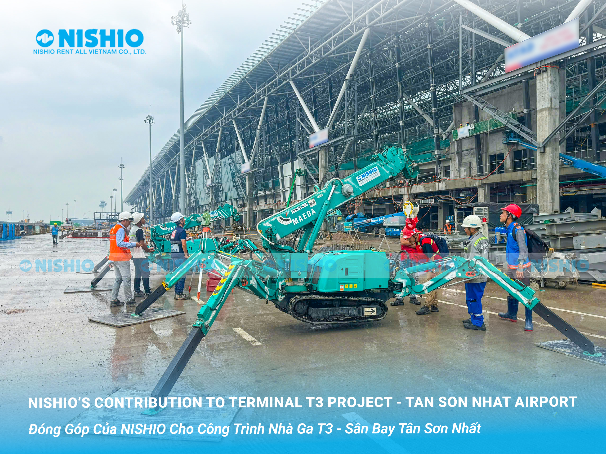 Đóng Góp Của NISHIO Cho Công Trình Nhà Ga T3 Sân Bay Quốc Tế Tân Sơn Nhất