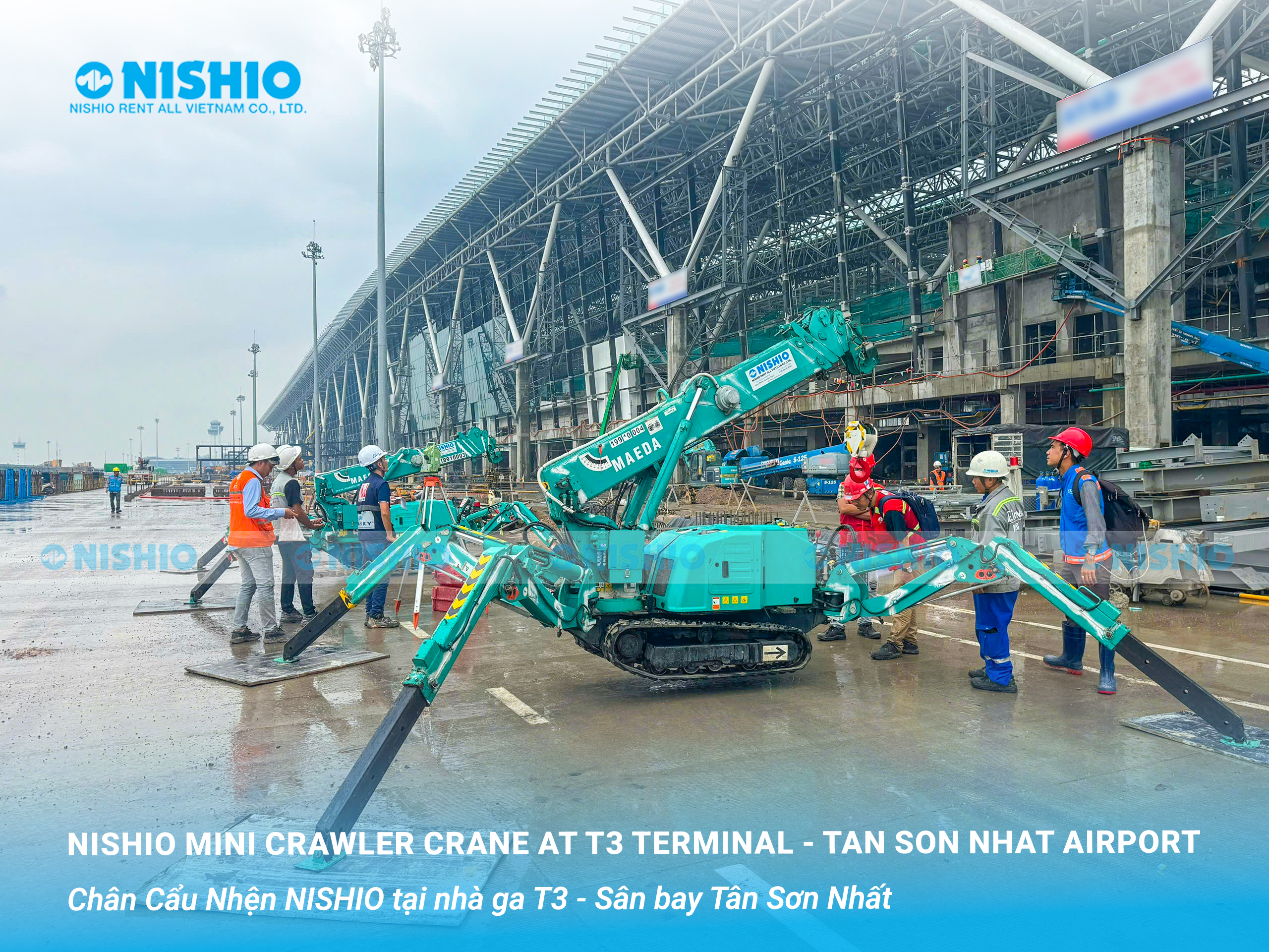 NISHIO Mini Crawler Crane at T3