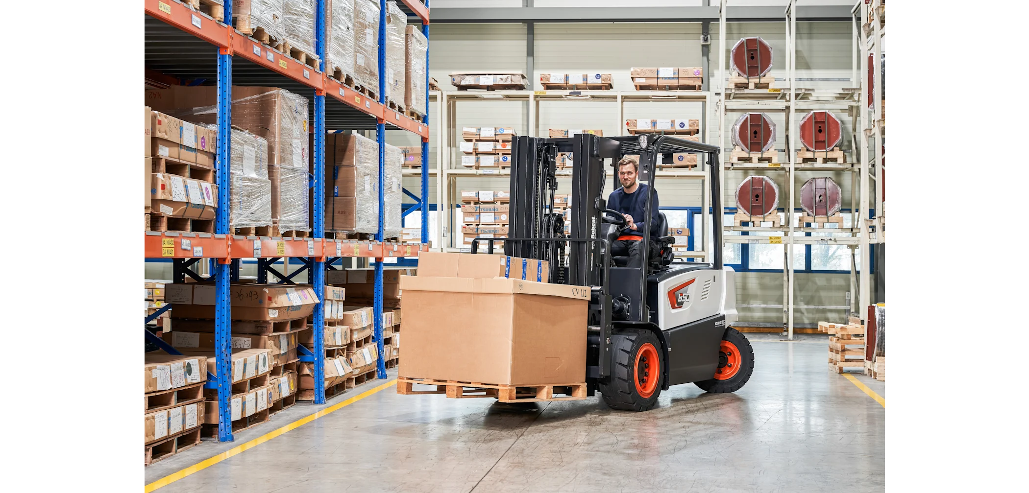 Xe Nâng Hàng Điện Ngồi Lái 4-5 tấn