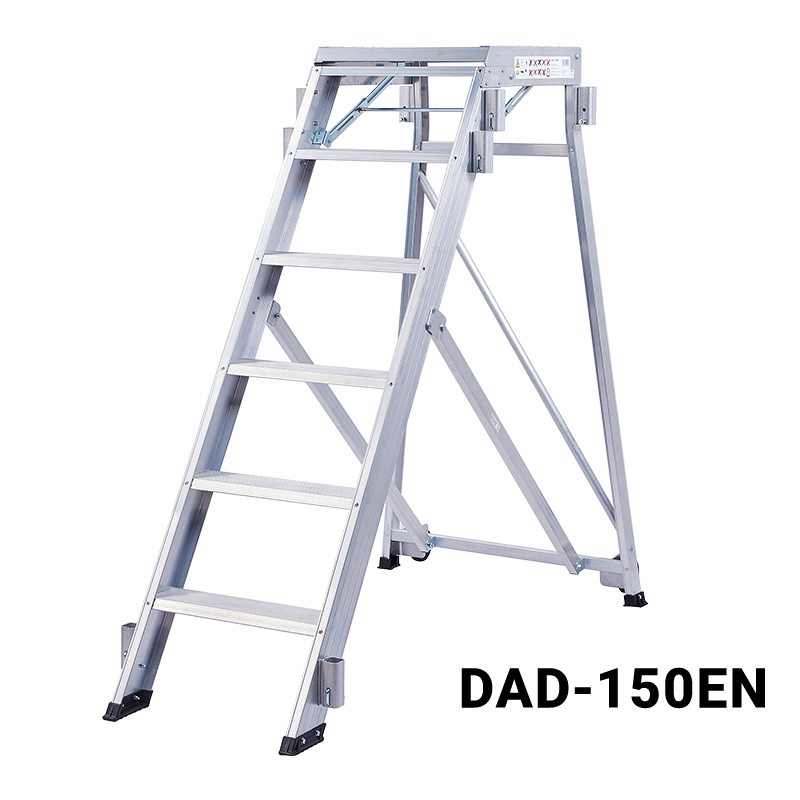 Thang Nhôm Bệ Đứng Có Tay Vịn (1~2m Sàn)