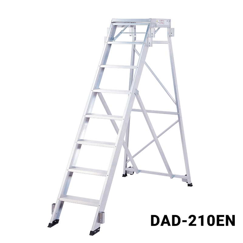 Thang Nhôm Bệ Đứng Có Tay Vịn (1~2m Sàn)