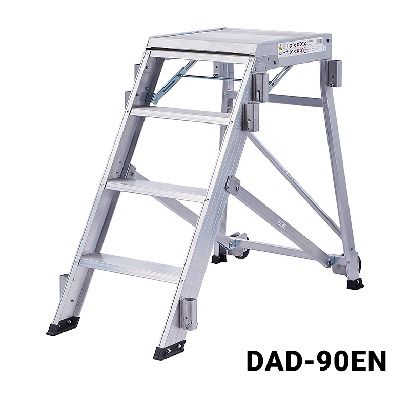 Thang Nhôm Bệ Đứng Có Tay Vịn (1~2m Sàn)