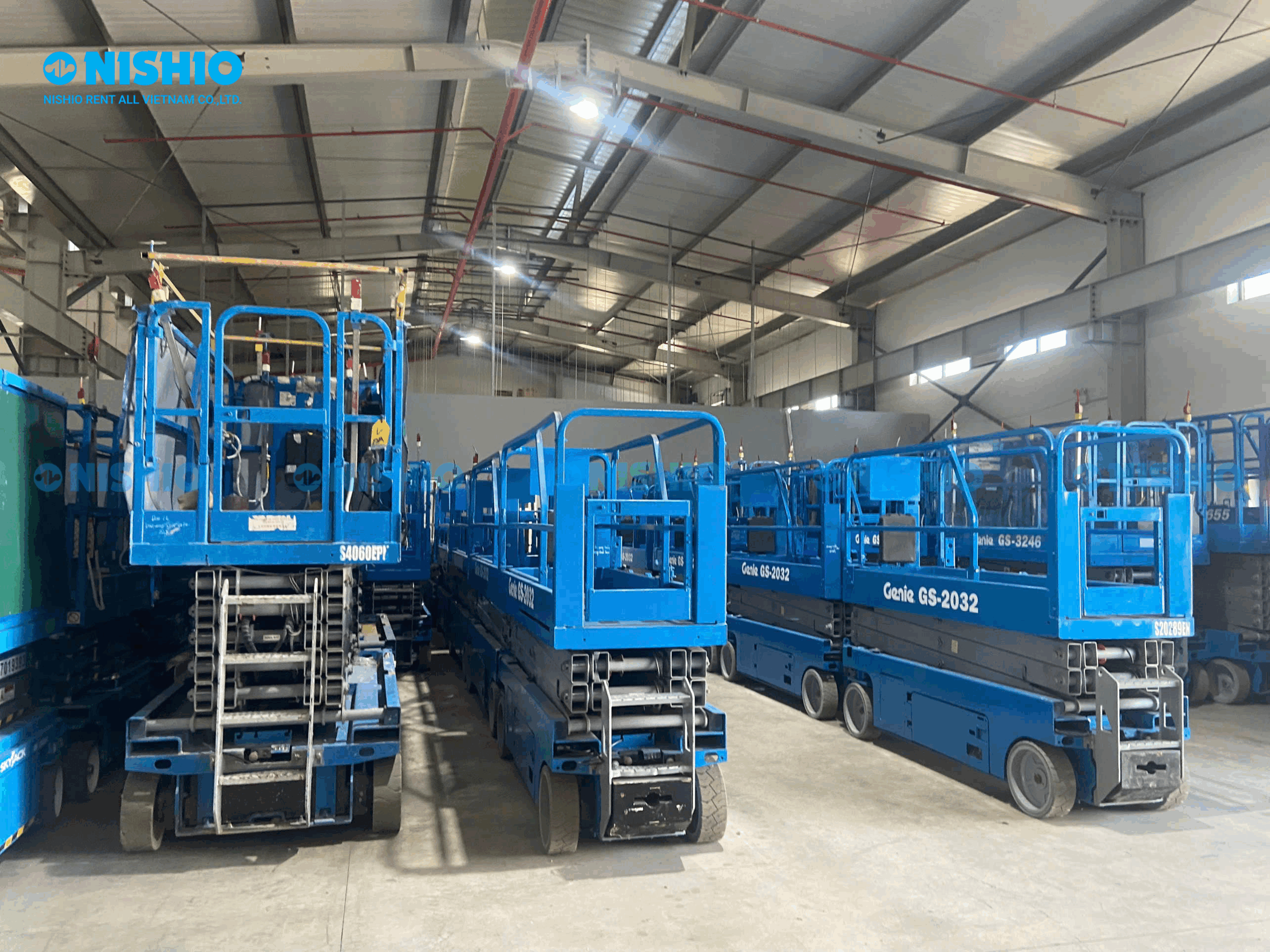 Explore Our Range of Scissor Lifts at NISHIO