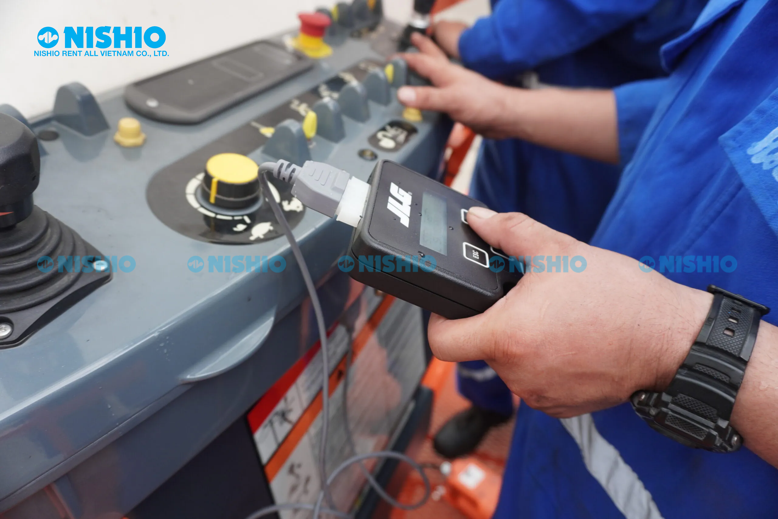 Check the Control Panel on JLG Boom Lifts