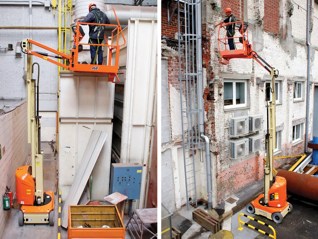 Xe Nâng Người Trục Đứng Cần Xoay 8.2m T8E