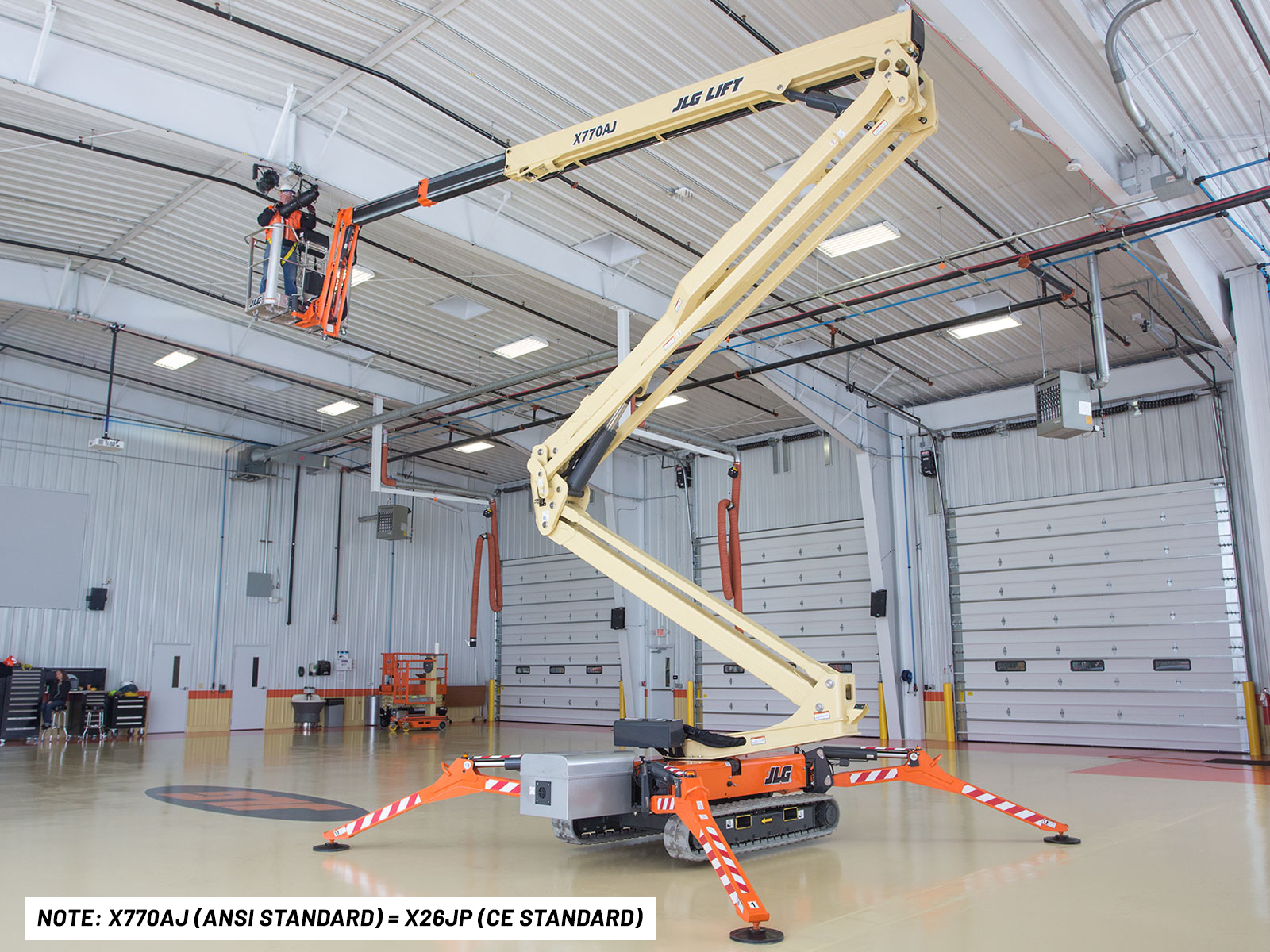 Xe Nâng Người Chân Nhện Cần Gập 25.6m X26JP