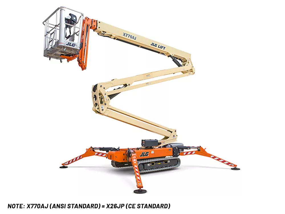 Xe Nâng Người Chân Nhện Cần Gập 25.6m X26JP