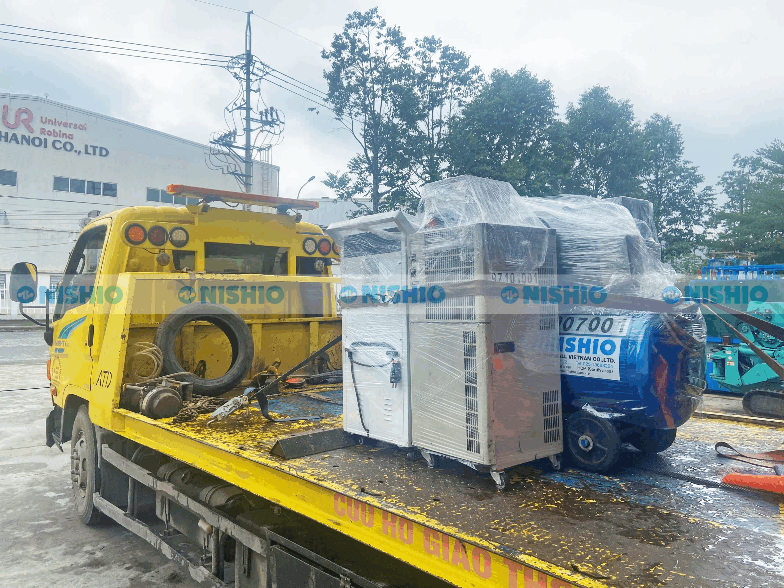 NISHIO Provides Equipment During the Historic Floods in Northern Vietnam