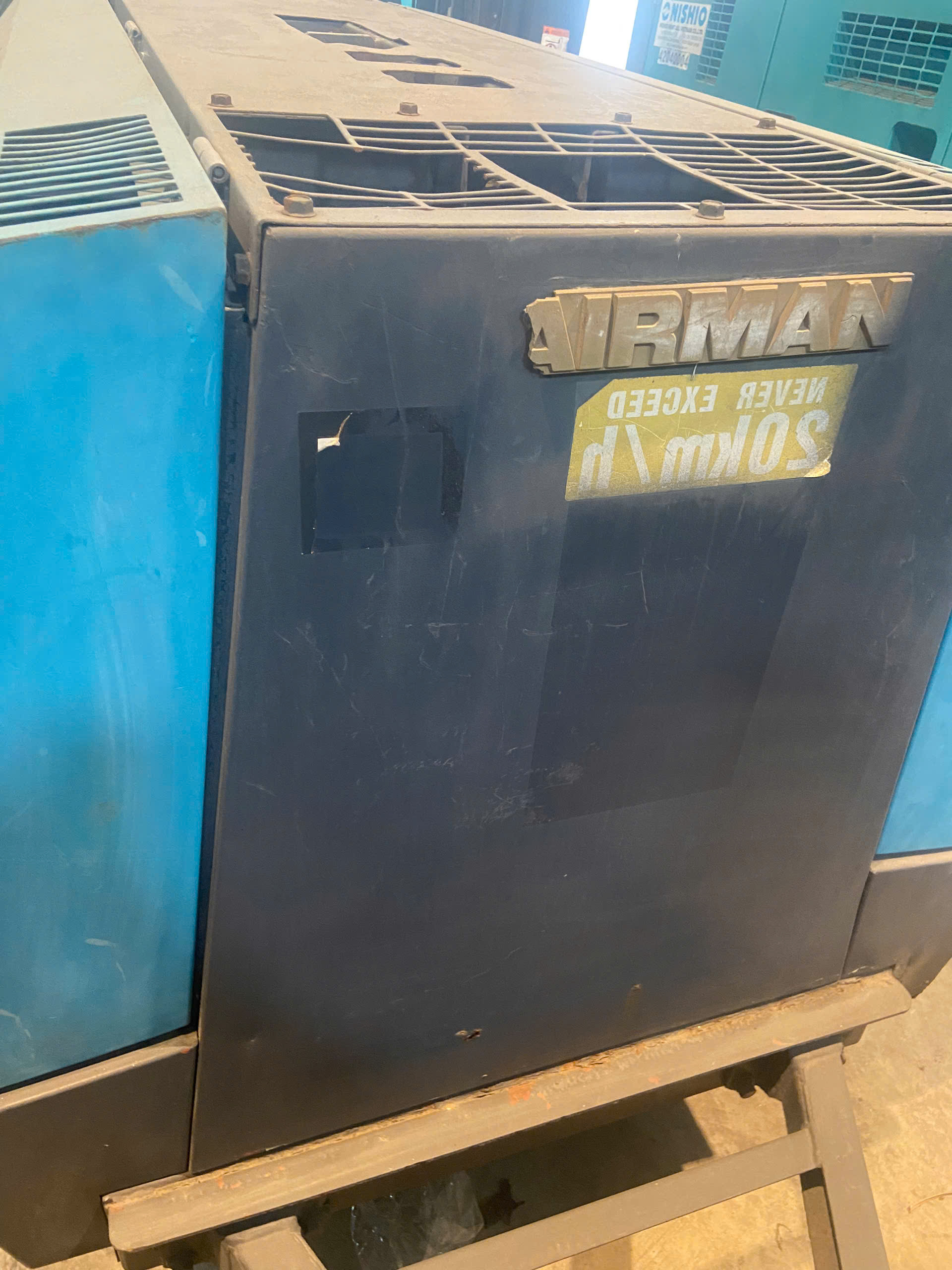 MÁY NÉN KHÍ DI ĐỘNG CŨ AIRMAN PDS185S