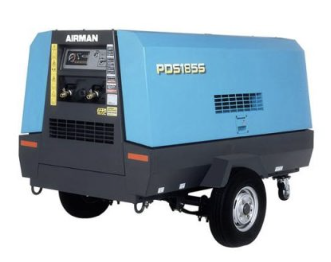 MÁY NÉN KHÍ DI ĐỘNG CŨ AIRMAN PDS185S