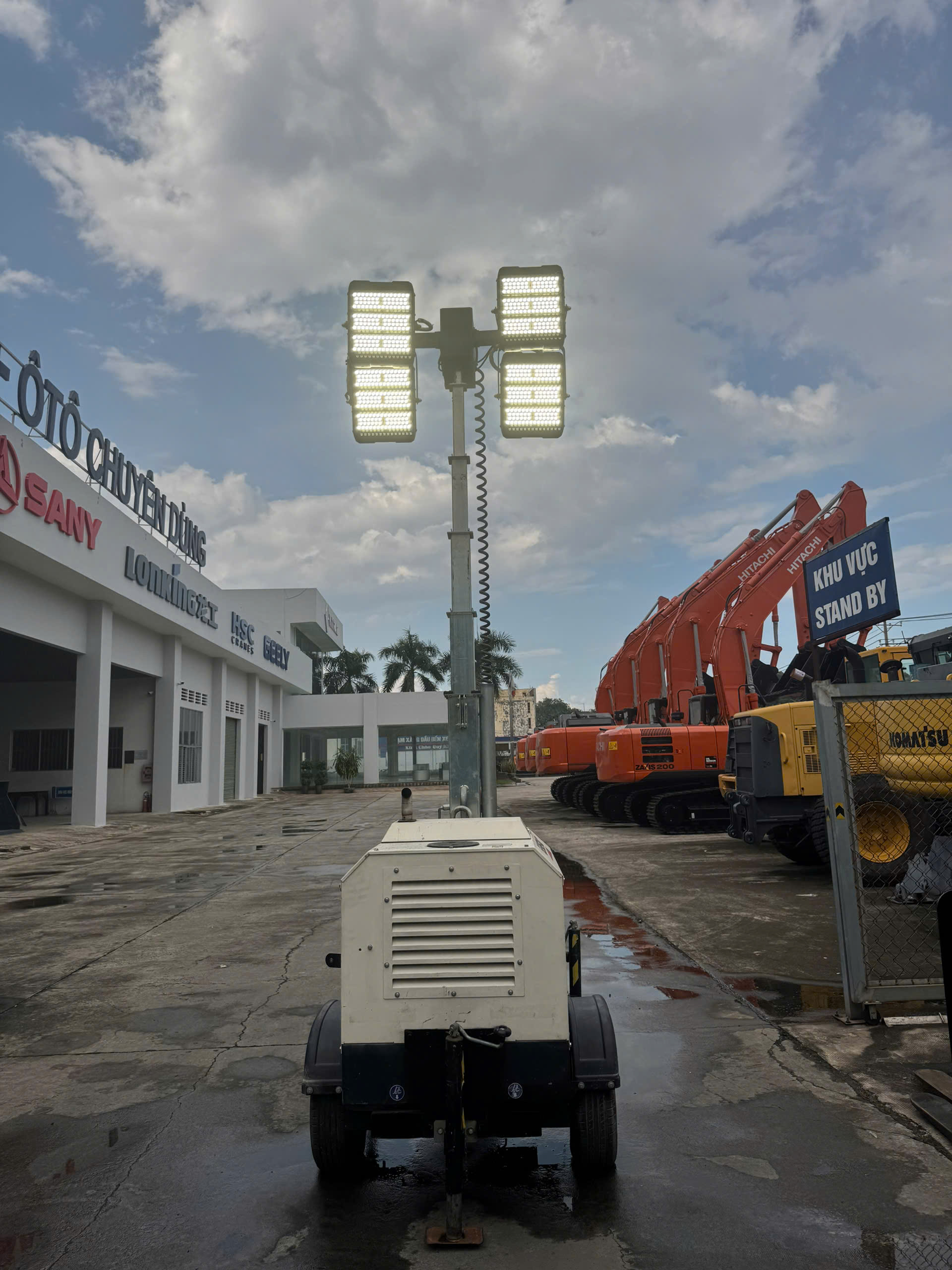 USED LIGHTING TOWER GENERAC MOBILE VTEVO Y2