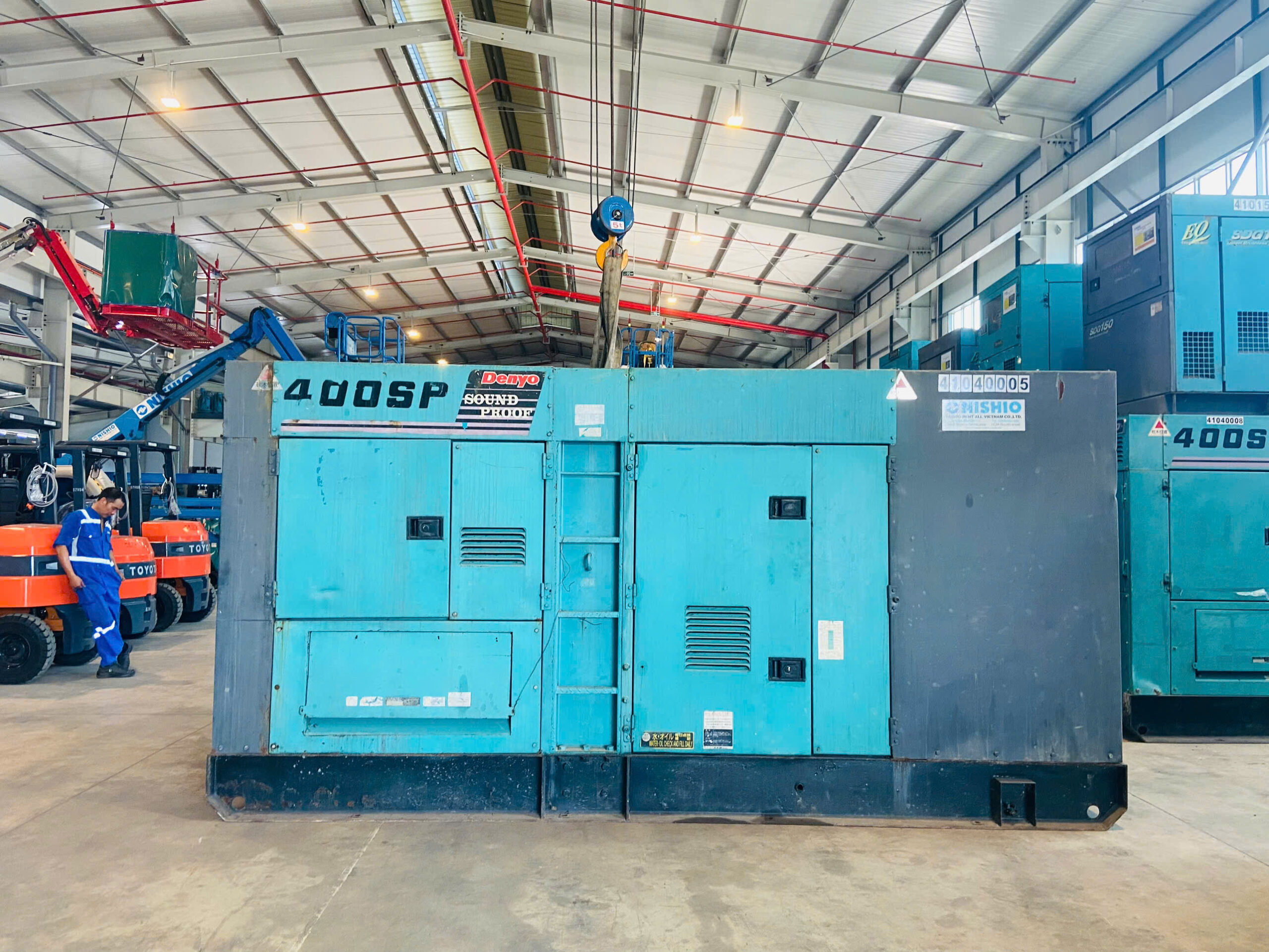 MÁY PHÁT ĐIỆN CŨ 350kVA DENYO DCA400SPMII