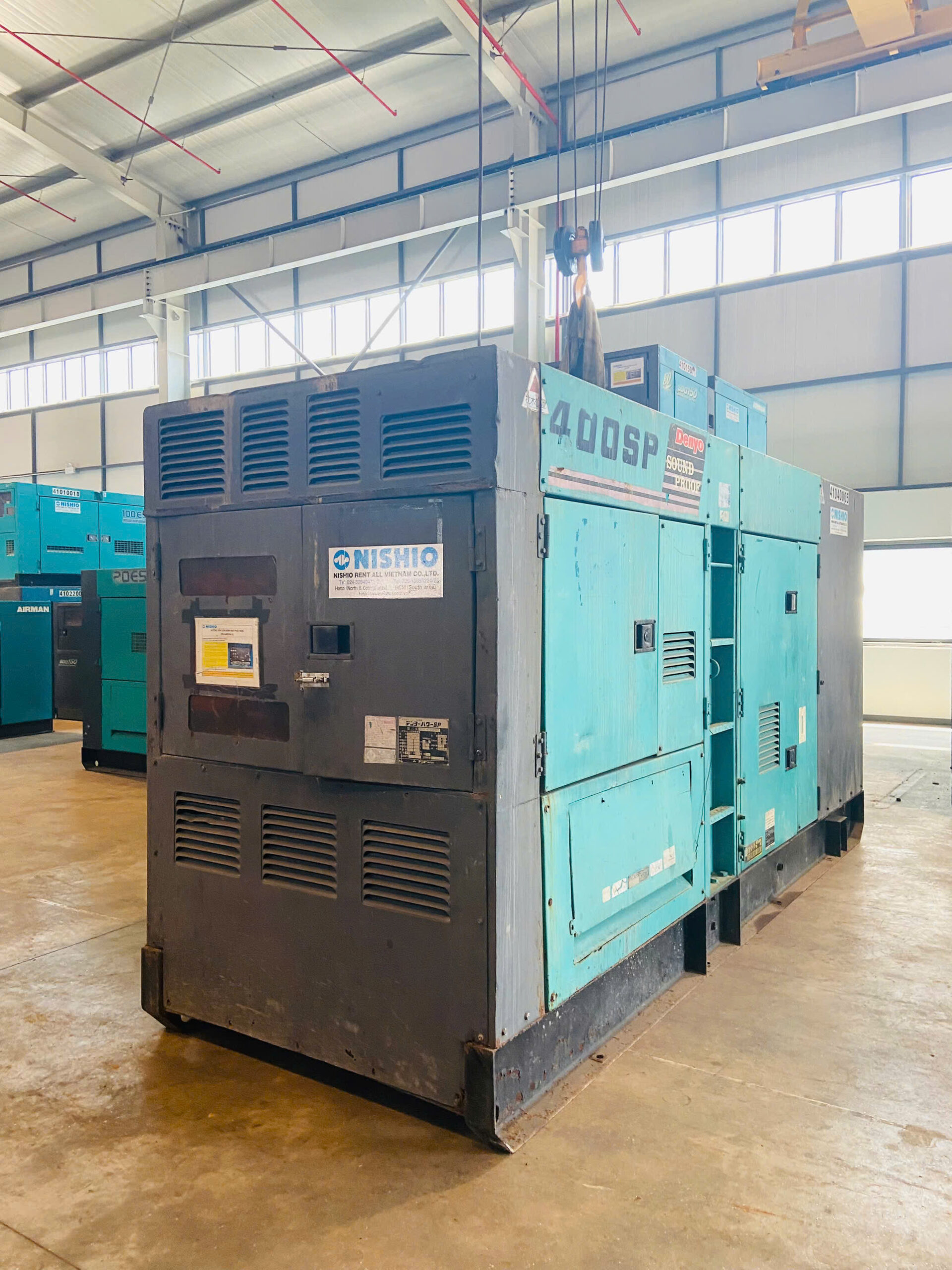 MÁY PHÁT ĐIỆN CŨ 350kVA DENYO DCA400SPMII