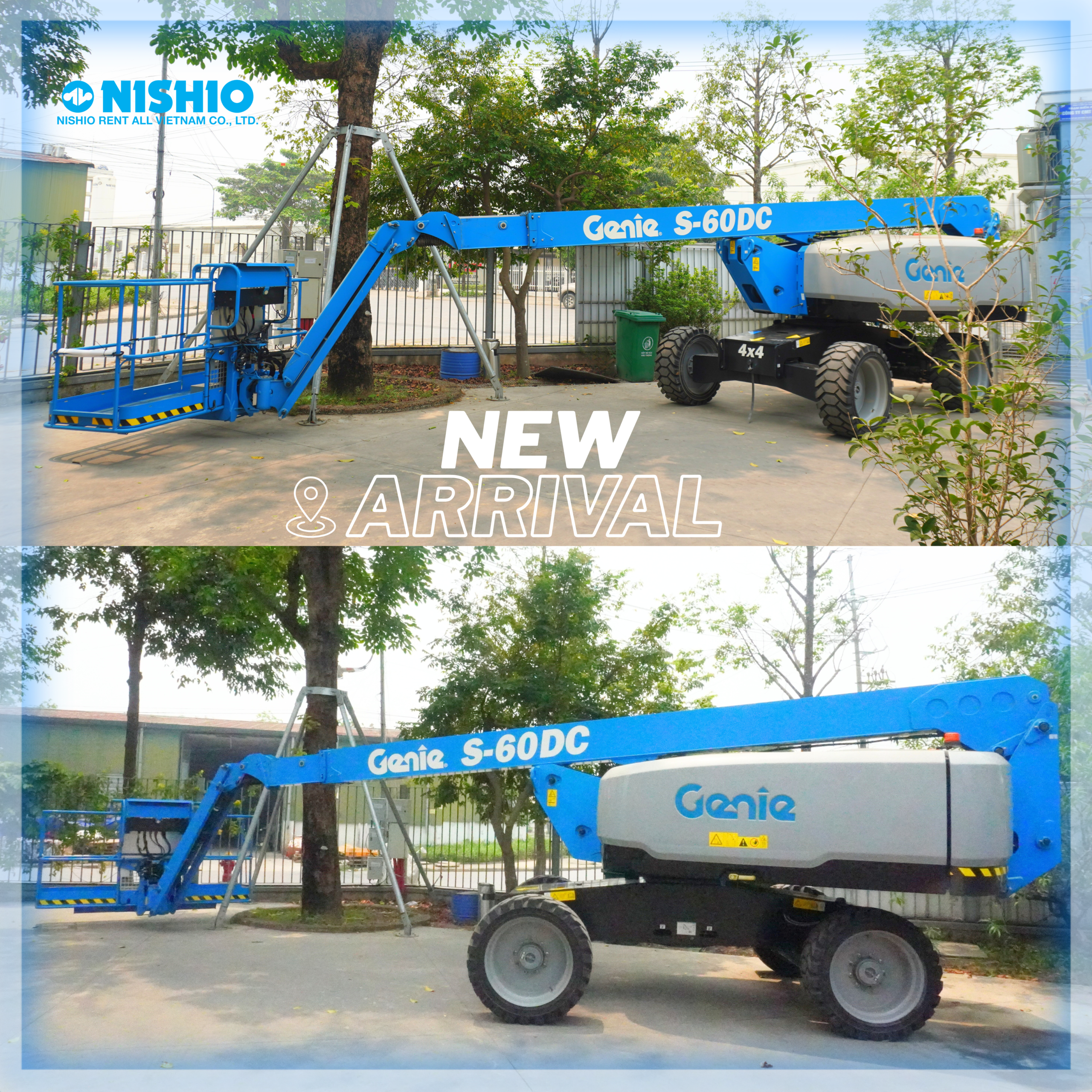 [Experience Now] Genie S-60 DC 20m Electric Boom Lift – High Performance, 100% Brand New!