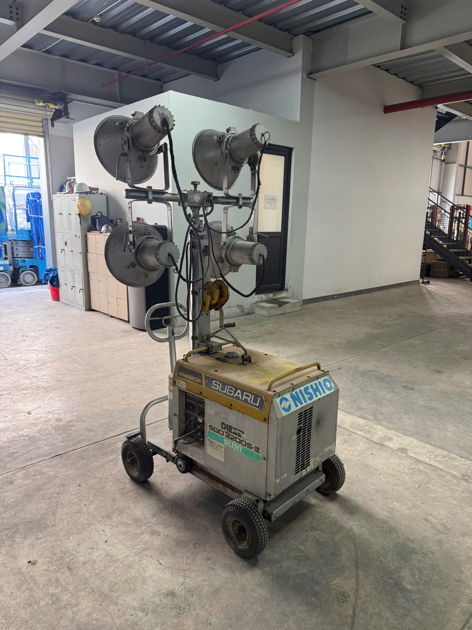 USED MERCURY LIGHT TOWER NISHIO NTC46W-2N
