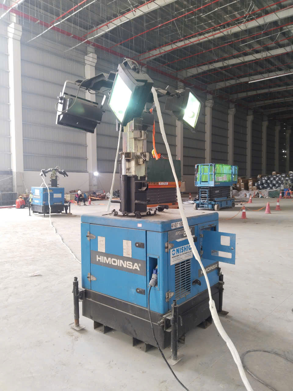 USED CUBE LED LIGHT TOWER HIMOINSA HTYW-7 M5
