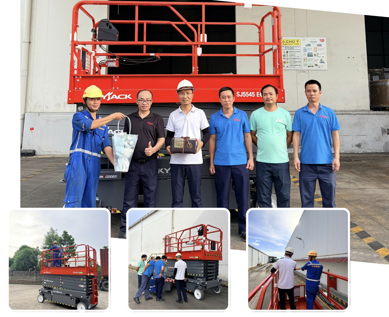 Delivery of a New 16m Skyjack Electric Scissor Lift to Our Customer!