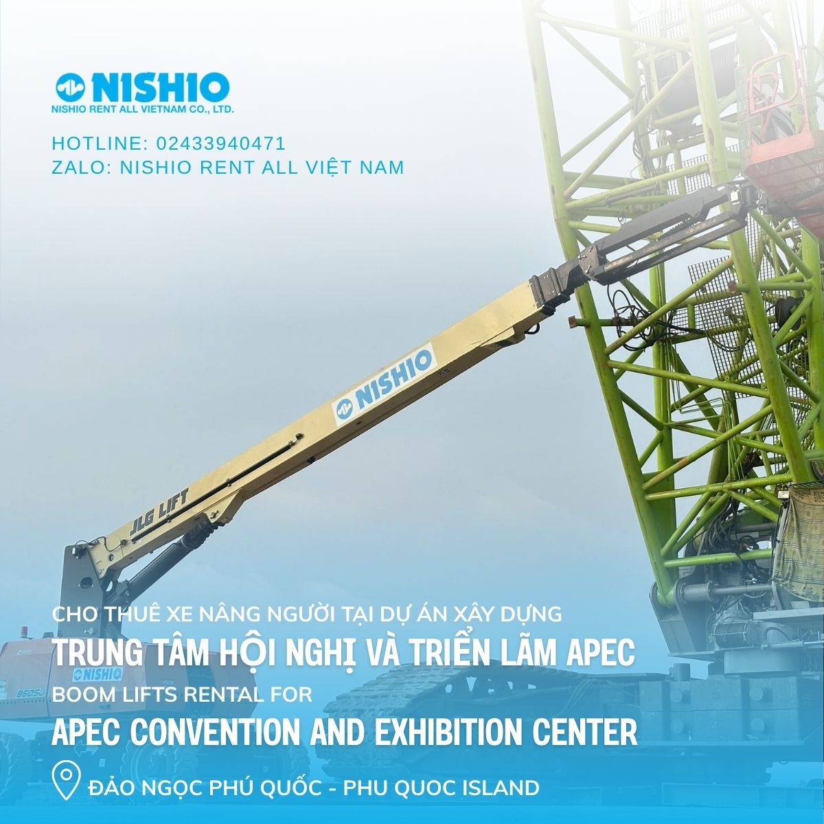Xe Nâng Người JLG cho thuê tại Phú Quốc
