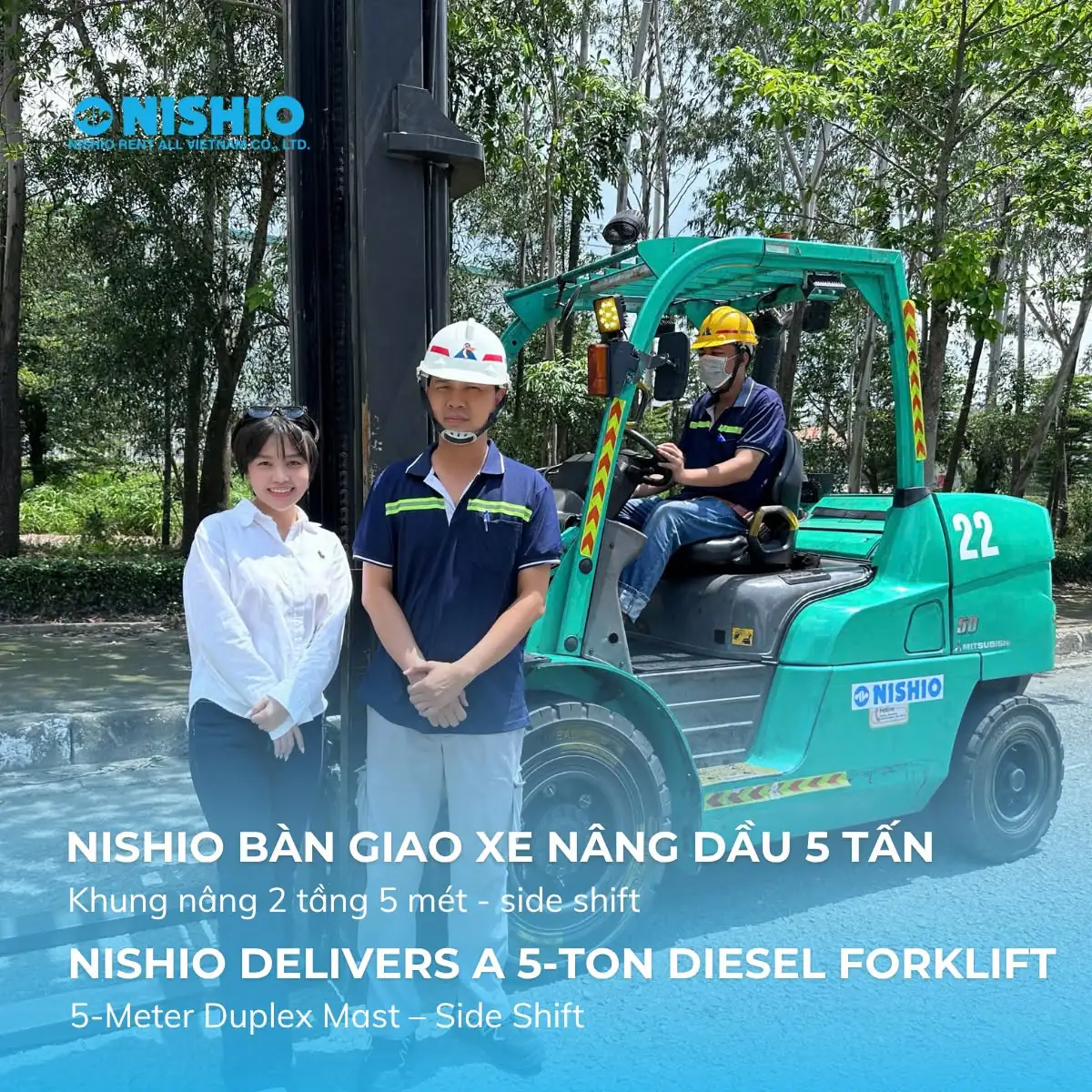 Handover of a 5-Ton Forklift Rental – Optimizing Lifting Efficiency for Our Customer